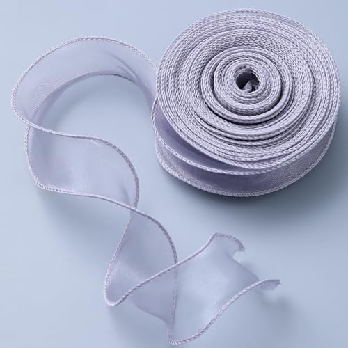 9Meter/Rolle Sheer Seiden band Satin bänder für Geschenk verpackung Bouquet Verpackung Hochzeits dekoration Alle Bastel-und Nähen von hiwhale