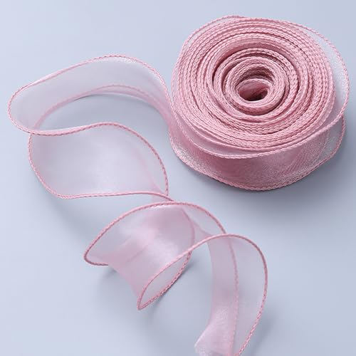 9Meter/Rolle Sheer Seiden band Satin bänder für Geschenk verpackung Bouquet Verpackung Hochzeits dekoration Alle Bastel-und Nähen von hiwhale