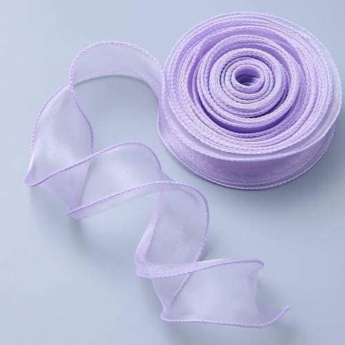 9Meter/Rolle Sheer Seiden band Satin bänder für Geschenk verpackung Bouquet Verpackung Hochzeits dekoration Alle Bastel-und Nähen von hiwhale