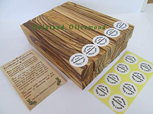 Bethlehem Olive Holz Pen Blanks mit ZERTIFIKATE-10 – authentic-premium Qualität von Trees Of The Land