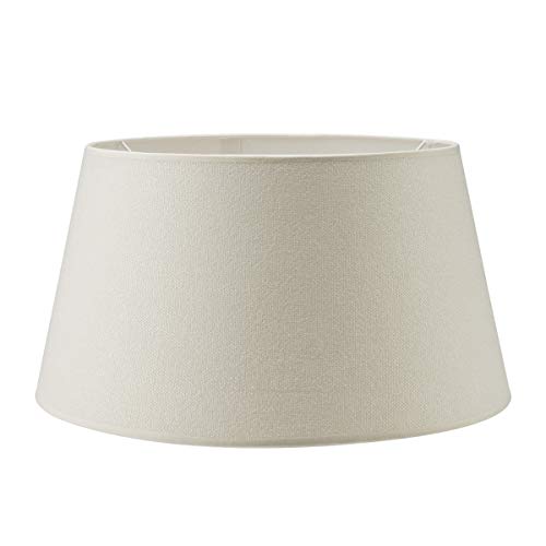 Home Sweet Home Stofflampenschirm MELROSE, beige | 35 x 30 x 19 cm | Kann mit einer Tischlampe verwendet werden | Geeignet für Wohnzimmer, Esszimmer von home sweet home collection