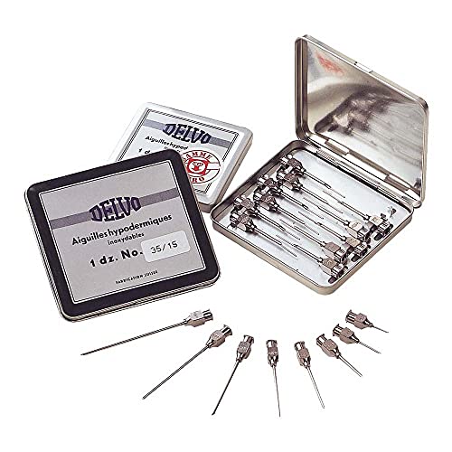 Horizont 38110307 DELVO Luer Lock Kanülen, 15 mm Länge, 15 mm Innendurchmesser, 12 Pcs von horizont