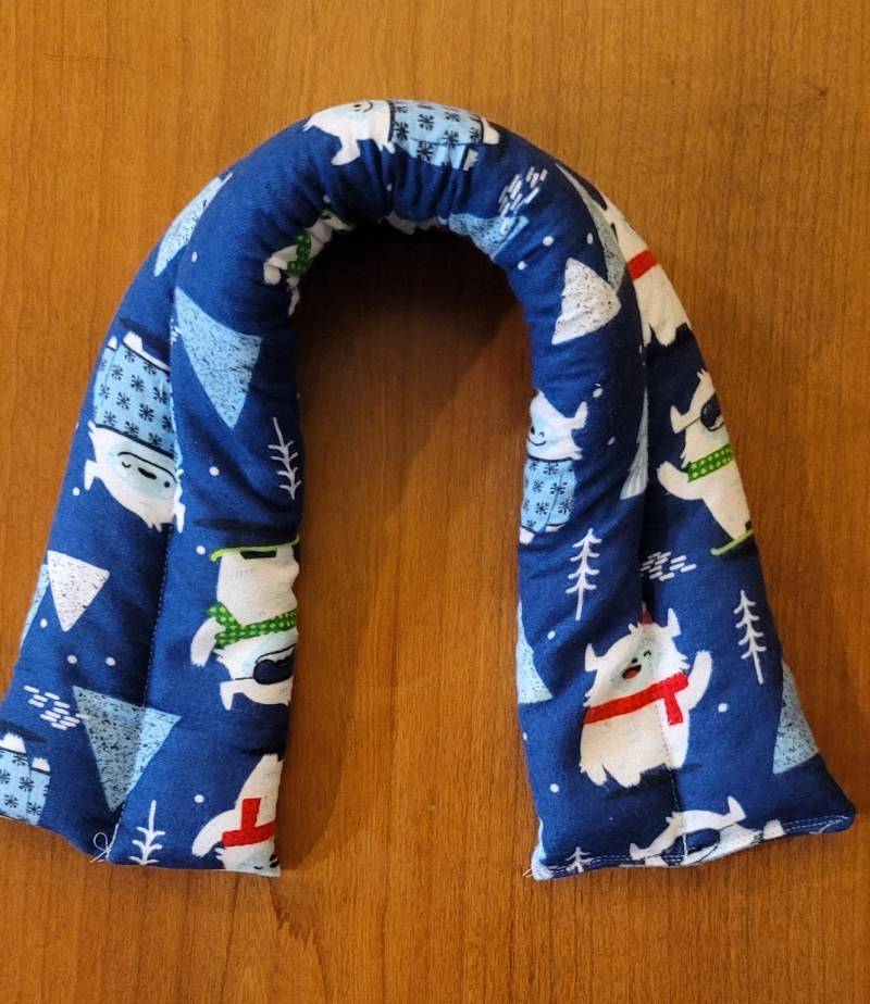 Wärmekissen Neck Wrap Microwavable Weihnachten Geschenk Gewickelt von hotandcoldpacks