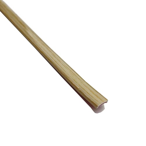 5m Kantenumleimer Selbstklebend Kantenschutz Umleimer Furnierklebeband Kein Aufbügeln, U-Form TPE Möbelkantenband, selbstsichernde Furnier-Randschiene(White wood grain,10mm) von hothuimin