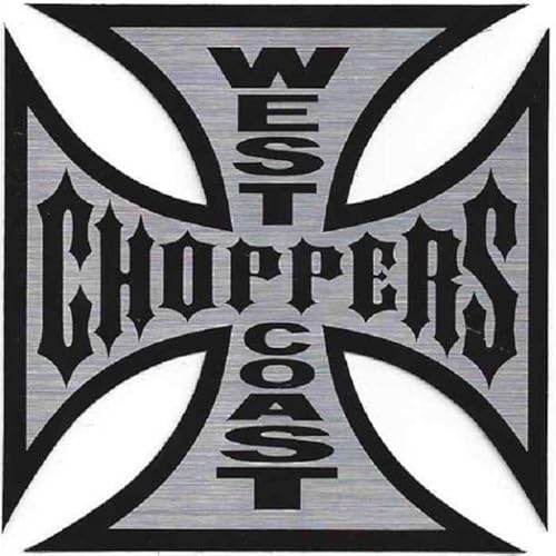 Hotrodspirit – Aufkleber West Coast Choppers 36 cm Malteserkreuz Biker USA von hotrodspirit