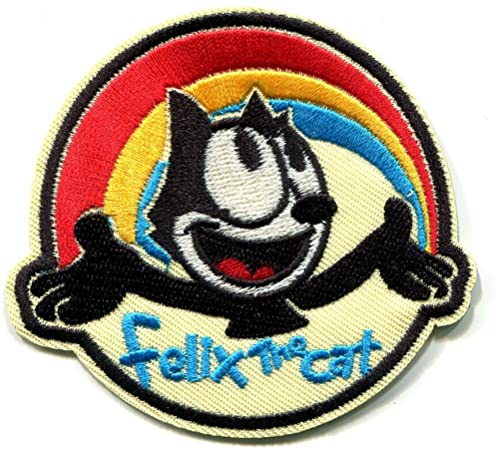 hotrodspirit - Patch Felix Le Chat 8 x 7,5 cm The Cat Aufnäher zum Aufbügeln, Garage von hotrodspirit