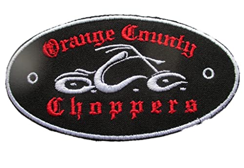 hotrodspirit - Patch Orange County Choppers schwarz rot 11,5 x 6 cm Logo zum Aufbügeln, Patch von hotrodspirit