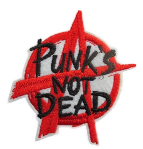 hotrodspirit - Patch Punk Not Dead 9 x 8,5 cm Logo Anarchy Rock Roll von hotrodspirit