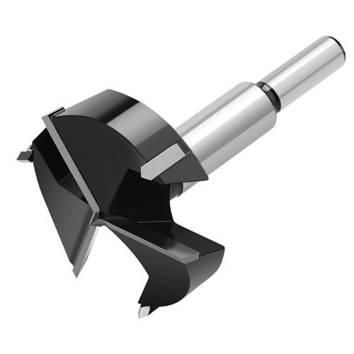hsawbit Forstnerbohrer, 60 mm, dreischneidig, Hartmetallbestückt, Forstnerbohrer, Lochschneider für Hartholz, Holzbearbeitung, Scharnierschneider, Scharnierbohrer hsawbit Forstnerbohrer, 60 mm, dreischneidig, Hartmetallbestückt, Forstnerbohrer, Lochschneider für Hartholz, Holzbearbeitung, Scharnierschneider, Scharnierbohrer von hsawbit