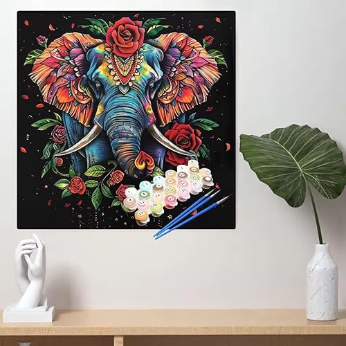 Malen Nach Zahlen Elefant Malen Nach Zahlen Erwachsene Blume Painting by Numbers Adult,DIY Handgemalt Ölgemälde set Mit Pinsel/Acrylpigment,Farbe Leinwand Bastelset,Home Dekor Geschenke 45x45cm YL101 Malen Nach Zahlen Elefant Malen Nach Zahlen Erwachsene Blume Painting by Numbers Adult,DIY Handgemalt Ölgemälde set Mit Pinsel/Acrylpigment,Farbe Leinwand Bastelset,Home Dekor Geschenke 45x45cm YL101 von huuyaofaa