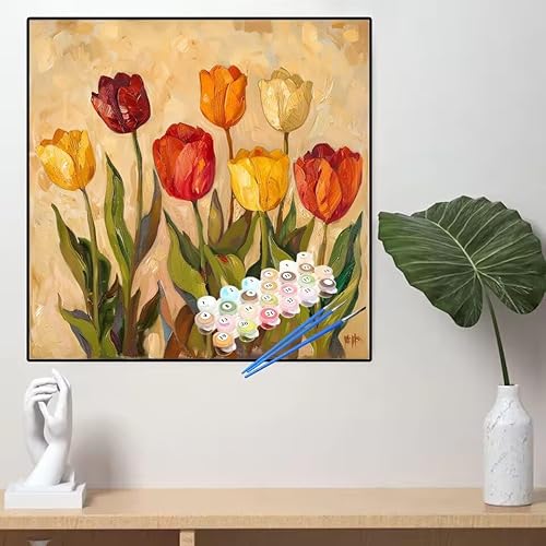 Malen Nach Zahlen Frühling Malen Nach Zahlen Erwachsene Blume Painting by Numbers Adult,DIY Handgemalt Ölgemälde set Mit Pinsel/Acrylpigment,Farbe Leinwand Bastelset,Home Dekor Geschenke 45x45cm YL96 Malen Nach Zahlen Frühling Malen Nach Zahlen Erwachsene Blume Painting by Numbers Adult,DIY Handgemalt Ölgemälde set Mit Pinsel/Acrylpigment,Farbe Leinwand Bastelset,Home Dekor Geschenke 45x45cm YL96 von huuyaofaa