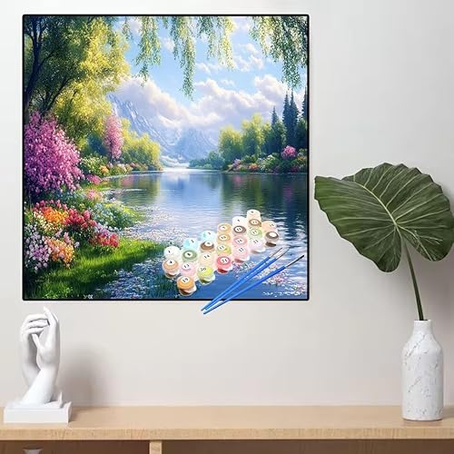 Malen Nach Zahlen Frühling Malen Nach Zahlen Erwachsene Blume Painting by Numbers Adult,DIY Handgemalt Ölgemälde set Mit Pinsel/Acrylpigment,Farbe Leinwand Bastelset,Home Dekor Geschenke 70x70cm YL98 Malen Nach Zahlen Frühling Malen Nach Zahlen Erwachsene Blume Painting by Numbers Adult,DIY Handgemalt Ölgemälde set Mit Pinsel/Acrylpigment,Farbe Leinwand Bastelset,Home Dekor Geschenke 70x70cm YL98 von huuyaofaa