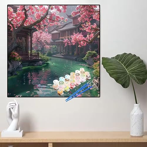 Malen Nach Zahlen Frühling Malen Nach Zahlen Erwachsene Landschaft Painting by Numbers Adult,DIY Handgemalt Ölgemälde set Mit Pinsel/Acrylpigment,Farbe Leinwand Bastelset,Dekor Geschenke 70x70cm YL97 Malen Nach Zahlen Frühling Malen Nach Zahlen Erwachsene Landschaft Painting by Numbers Adult,DIY Handgemalt Ölgemälde set Mit Pinsel/Acrylpigment,Farbe Leinwand Bastelset,Dekor Geschenke 70x70cm YL97 von huuyaofaa