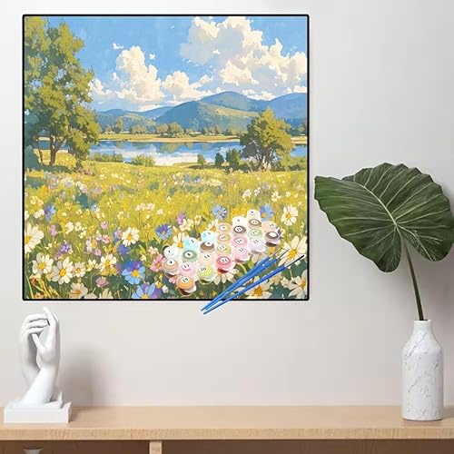 Malen Nach Zahlen Gänseblümchen Malen Nach Zahlen Erwachsene Garten Painting by Numbers Adult,DIY Handgemalt Ölgemälde set Mit Pinsel/Acrylpigment,Farbe Leinwand Bastelset,Dekor Geschenke 55x55cm YL69 Malen Nach Zahlen Gänseblümchen Malen Nach Zahlen Erwachsene Garten Painting by Numbers Adult,DIY Handgemalt Ölgemälde set Mit Pinsel/Acrylpigment,Farbe Leinwand Bastelset,Dekor Geschenke 55x55cm YL69 von huuyaofaa