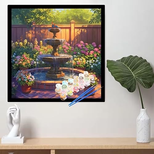 Malen Nach Zahlen Garten Malen Nach Zahlen Erwachsene Brunnen Painting by Numbers Adult,DIY Handgemalt Ölgemälde set Mit Pinsel/Acrylpigment,Farbe Leinwand Bastelset,Home Dekor Geschenke 70x70cm YL420 Malen Nach Zahlen Garten Malen Nach Zahlen Erwachsene Brunnen Painting by Numbers Adult,DIY Handgemalt Ölgemälde set Mit Pinsel/Acrylpigment,Farbe Leinwand Bastelset,Home Dekor Geschenke 70x70cm YL420 von huuyaofaa