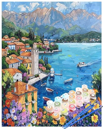 Malen Nach Zahlen Kleine Stadt Malen Nach Zahlen Erwachsene Blume Painting by Numbers Adult,DIY Handgemalt Ölgemälde set Mit Pinsel/Acrylpigment,Farbe Leinwand Bastelset,Dekor Geschenke 40x60cm HYF920 Malen Nach Zahlen Kleine Stadt Malen Nach Zahlen Erwachsene Blume Painting by Numbers Adult,DIY Handgemalt Ölgemälde set Mit Pinsel/Acrylpigment,Farbe Leinwand Bastelset,Dekor Geschenke 40x60cm HYF920 von huuyaofaa