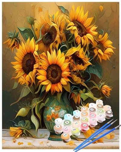 Malen Nach Zahlen Sonnenblume Malen Nach Zahlen Erwachsene Anlage Painting by Numbers Adult,DIY Handgemalt Ölgemälde set Mit Pinsel/Acrylpigment,Farbe Leinwand Bastelset,Dekor Geschenke 30x50cm HYF905 Malen Nach Zahlen Sonnenblume Malen Nach Zahlen Erwachsene Anlage Painting by Numbers Adult,DIY Handgemalt Ölgemälde set Mit Pinsel/Acrylpigment,Farbe Leinwand Bastelset,Dekor Geschenke 30x50cm HYF905 von huuyaofaa