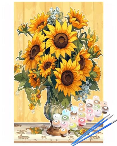 Malen Nach Zahlen Sonnenblume Malen Nach Zahlen Erwachsene Hübsch Painting by Numbers Adult,DIY Handgemalt Ölgemälde set Mit Pinsel/Acrylpigment,Farbe Leinwand Bastelset,Dekor Geschenke 60x90cm HYF902 Malen Nach Zahlen Sonnenblume Malen Nach Zahlen Erwachsene Hübsch Painting by Numbers Adult,DIY Handgemalt Ölgemälde set Mit Pinsel/Acrylpigment,Farbe Leinwand Bastelset,Dekor Geschenke 60x90cm HYF902 von huuyaofaa