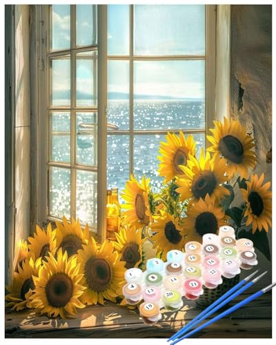Malen Nach Zahlen Sonnenblume Malen Nach Zahlen Erwachsene Ozean Painting by Numbers Adult,DIY Handgemalt Ölgemälde set Mit Pinsel/Acrylpigment,Farbe Leinwand Bastelset,Dekor Geschenke 60x90cm HYF893 Malen Nach Zahlen Sonnenblume Malen Nach Zahlen Erwachsene Ozean Painting by Numbers Adult,DIY Handgemalt Ölgemälde set Mit Pinsel/Acrylpigment,Farbe Leinwand Bastelset,Dekor Geschenke 60x90cm HYF893 von huuyaofaa