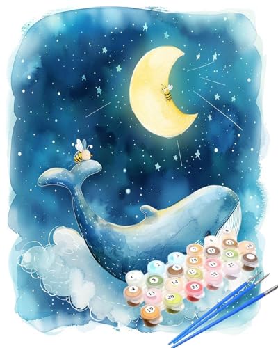 Malen Nach Zahlen Sternennacht Malen Nach Zahlen Erwachsene Delphin Painting by Numbers Adult,DIY Handgemalt Ölgemälde set Mit Pinsel/Acrylpigment,Farbe Leinwand Bastelset Geschenke 40x60cm HYF924 Malen Nach Zahlen Sternennacht Malen Nach Zahlen Erwachsene Delphin Painting by Numbers Adult,DIY Handgemalt Ölgemälde set Mit Pinsel/Acrylpigment,Farbe Leinwand Bastelset Geschenke 40x60cm HYF924 von huuyaofaa