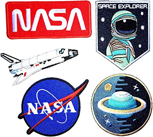 i-Patch - 0130-0074 - Sticker - Badges - Astronaut - Stickerei - Applikation - Aufnäher - Planet - Raumschiff - Raumfahrt - NASA - Aufbügler - Flicken - zum aufbügeln - Space - Alien von i-Patch