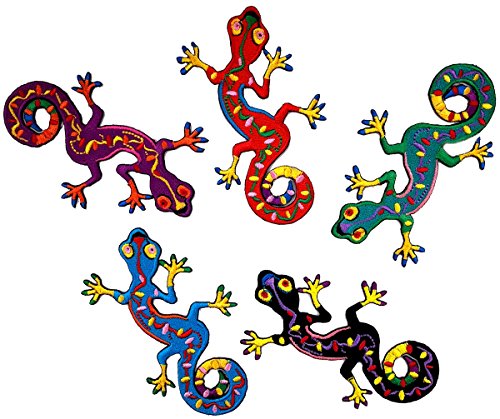 i-Patch - Patches - 0116 - Gecko - Echse - Eidechse - Reptilien - Salamander - Gekko - Aufbügler - Flicken - Aufnäher - Sticker - Badges - Bügelbild - Applikation - zum Aufbügeln - Lurch - Chamäleon von i-Patch