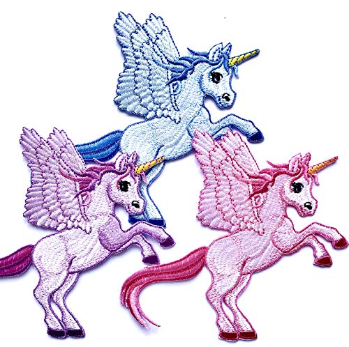 i-Patch Patches - 0266 - Pferd - Pony - Einhorn - Applikation - Aufbügler - Flicken - Aufnäher - Sticker - Badges - Bügelbild - zum Aufbügeln von i-Patch