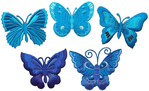 i-Patch- Patches - 0287 - Schmetterling - Butterfly - Falter - Stickerei - Applikation - Aufbügler - Aufnäher Patches - Aufbügler - Patches zum aufbügeln - Applikation zum Aufbügeln - iron-on von i-Patch