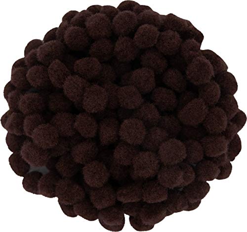 i-mondi® 200 mini pompons zum basteln dunkelbraun in 10mm klein bastel zubehör pom pom bunt kugeln ponpons deko pompom plüsch von i-mondi