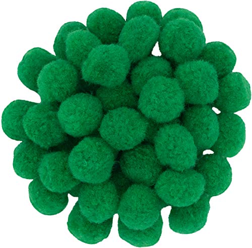 i-mondi® 50 pompons zum basteln grün in 20mm klein bastel zubehör pom pom bunt kugeln ponpons deko pompom plüsch von i-mondi