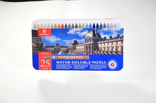 iCrayon Wasserlösliche Pastellkreiden, 25 Farben (Europa) von iCrayon