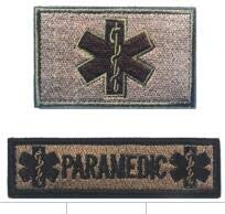 iFCOW 2pcs PARAMEDIC Embroidered Patch International Patch Applique Emblem Badges von iFCOW