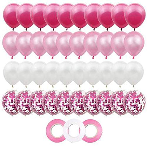 iFutniew Alles Gute Zum Geburtstag Briefe FüNf Stern Aluminium Film Pailletten Ballon Set Kombination Geburtstag Rosa von iFutniew