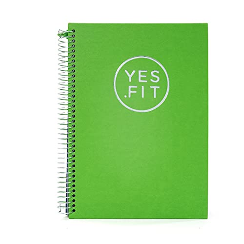 iFutniew Fitness-Tagebuch, Workout-Planer, Fitness-Notizbuch, Workout-Tracker, Übungsbuch für Männer und Frauen, Workout-Zubehör (grün) von iFutniew