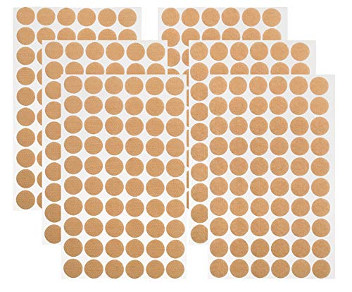 Klett BRAUN 3x 60 Paar I Klettverschluss Klettpunkte klein Rund 15 mm 180 Stück Flausch u. Haken Selbstklebend Doppelseitig Klebend Klebepunkte kleine Klettpunkte 15 mm Durchmesser Ø 15mm auf Karte von iHS Range