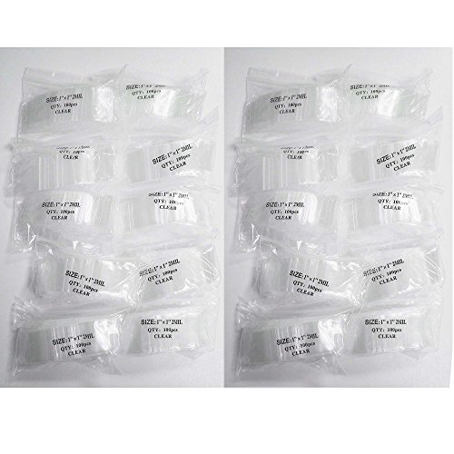 Mini Zip Lock Bags 1 X 1 Inch (2000 Bags) by iMBAPrice von iMBAPrice