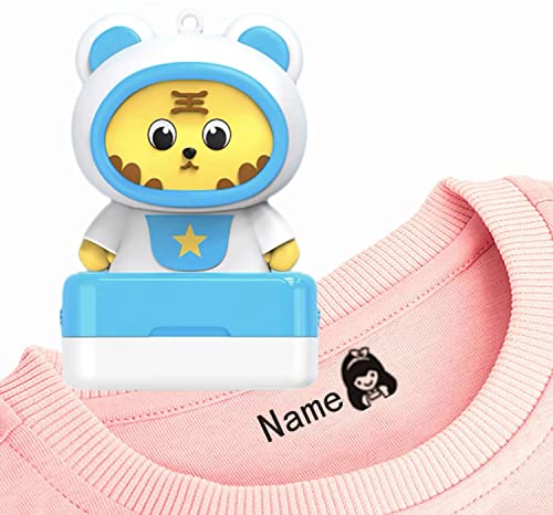 Kinder Namensstempel für Kleidung Personalisierbarer Stempel Namen Textilstempel DIY Personalisiert Etikett Stempel für Baby Mädchen Jungen Kleidung Schule Uniform Kindergarten Benutzerdefinierter von iNszkoos