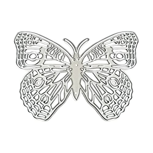 3D Schmetterling Metall Stanzformen, Stanzschablonen Schmetterling Rahmen Stanzformen Schablonen Schmetterling Metall Prägeschablonen für DIY Scrapbooking Bastelalbum Karten Herstellung von iSpchen