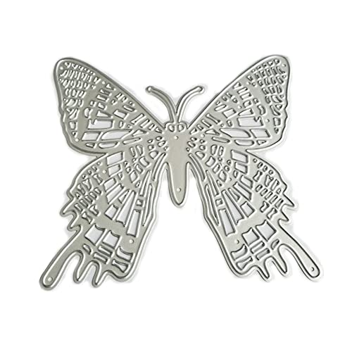 3D Schmetterling Metall Stanzformen, Stanzschablonen Schmetterling Rahmen Stanzformen Schablonen Schmetterling Metall Prägeschablonen für DIY Scrapbooking Bastelalbum Karten Herstellung von iSpchen