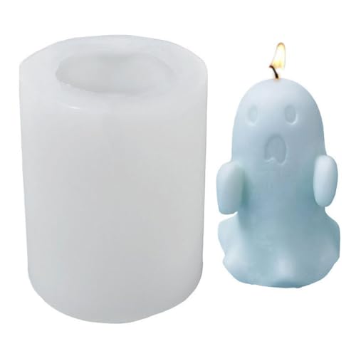 Silikonform Kerzen Halloween Ghost Kerzen Formen Silikon Aroma Kerzenform zum DIY Schädel Silikonform Kerzen Gießen Formen Kürbis Silikon Epoxy Gießform Kerzenformen zum Gießen Seifenform von iSpchen