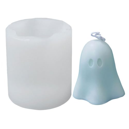 Silikonform Kerzen Halloween Ghost Kerzen Formen Silikon Aroma Kerzenform zum DIY Schädel Silikonform Kerzen Gießen Formen Kürbis Silikon Epoxy Gießform Kerzenformen zum Gießen Seifenform von iSpchen