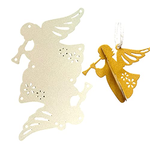 Weihnachten Engel Anhänger Stanzschablonen Engel Prägeschablonen Taufe Stanzformen Cutting Dies Metall Schneiden Stanzformen für DIY Scrapbooking Alben Prägung Foto Basteln Karten dekor von iSpchen