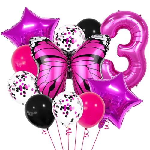 iSpchen Ballon Deko zum Geburtsta Geburtstag Deko Luftballons DekoThema Party Supplies für Mädchen Valentinstag Party Dekoration,#03 von iSpchen