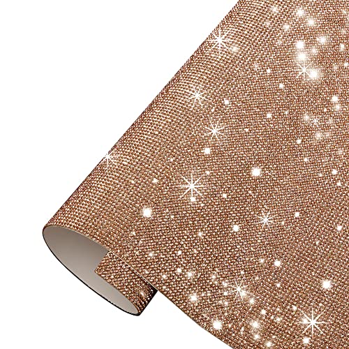 iSpchen Bling Strass Blatt Glitzer Basteln Kristall Aufkleber Glitzersteine selbstklebend Strasssteine Edelstein Blätter DIY Diamant Sticker für Auto Handy Bastel Dekoration von iSpchen