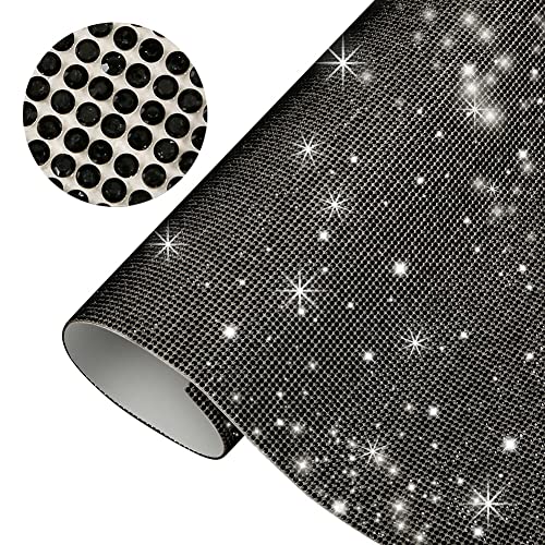 iSpchen Bling Strass Blatt Glitzer Basteln Kristall Aufkleber Glitzersteine selbstklebend Strasssteine Edelstein Blätter DIY Diamant Sticker für Auto Handy Bastel Dekoration von iSpchen