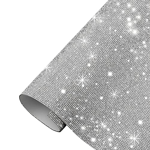 iSpchen Bling Strass Blatt Glitzer Basteln Kristall Aufkleber Glitzersteine selbstklebend Strasssteine Edelstein Blätter DIY Diamant Sticker für Auto Handy Bastel Dekoration von iSpchen