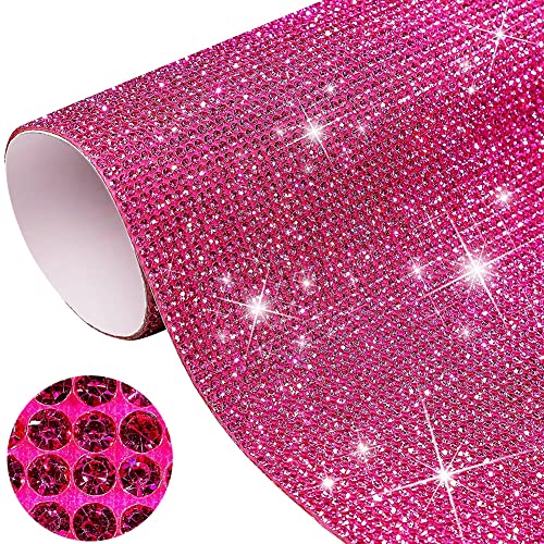 iSpchen Bling Strass Blatt Glitzer Basteln Kristall Aufkleber Glitzersteine selbstklebend Strasssteine Edelstein Blätter DIY Diamant Sticker für Auto Handy Bastel Dekoration von iSpchen