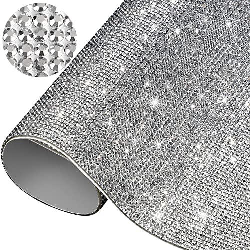 iSpchen Bling Strass Blatt Glitzer Basteln Kristall Aufkleber Glitzersteine selbstklebend Strasssteine Edelstein Blätter DIY Diamant Sticker für Auto Handy Bastel Dekoration von iSpchen