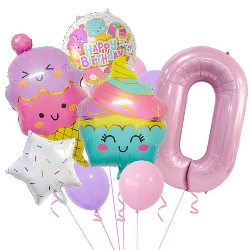 iSpchen Luftballons Deko Geburtstag Deko Ballon Deko zum Geburtsta für Mädchen Valentinstag Party Dekoration,#00 von iSpchen