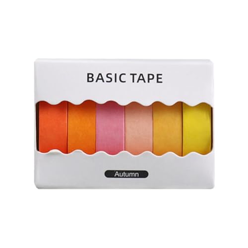 iSpchen Tapes Regenbogen masking tape wiederverwendbar beschreibbares Klebeband für Kinder und Geschenke Verpackung Halloween, Thanksgiving Day, Weihnachten,#04 von iSpchen